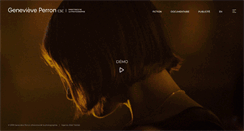 Desktop Screenshot of genevieveperron.com